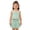 Green, variant on Shachafan Girls Summer Outfit Soft Tank Top With Bow Shorts Toddler Two Piece Cool Comfortable Casual Playwear Girls Two Piece Set
