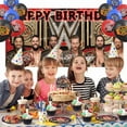 thumbnail image 4 of Party Supplies SmackDown Plates Decorations Wrestling Birthday Cake Topper Banner Decor Backdrop Balloons, 4 of 8