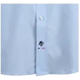thumbnail image 4 of Camisa Lisa Caballero Manga L. Michel Blanc Varios Colores, 4 of 6