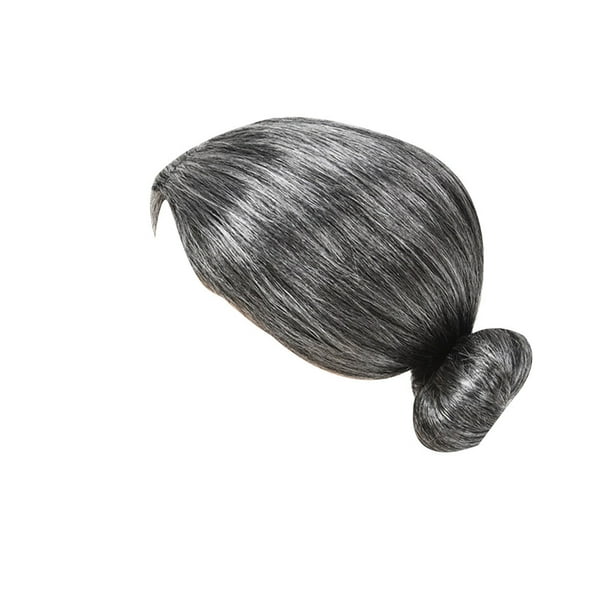 Vogacara Vestido de peluca para señora mayor, accesorios para el escenario, herramientas de modelado para Festival, peluca para abuela, accesorio de Cuidado del cabello Vogacara CE013564-00B
