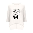thumbnail image 4 of Blczomt Linen Tops Women Lightweight White Summer Tees Button Cute 2026,S, 4 of 8