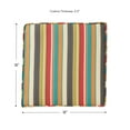 thumbnail image 3 of Greendale Home Fashions 18 x 18 in. Sunset Stripe Outdoor Dining Seat Cushion (4-Pack), 3 of 6