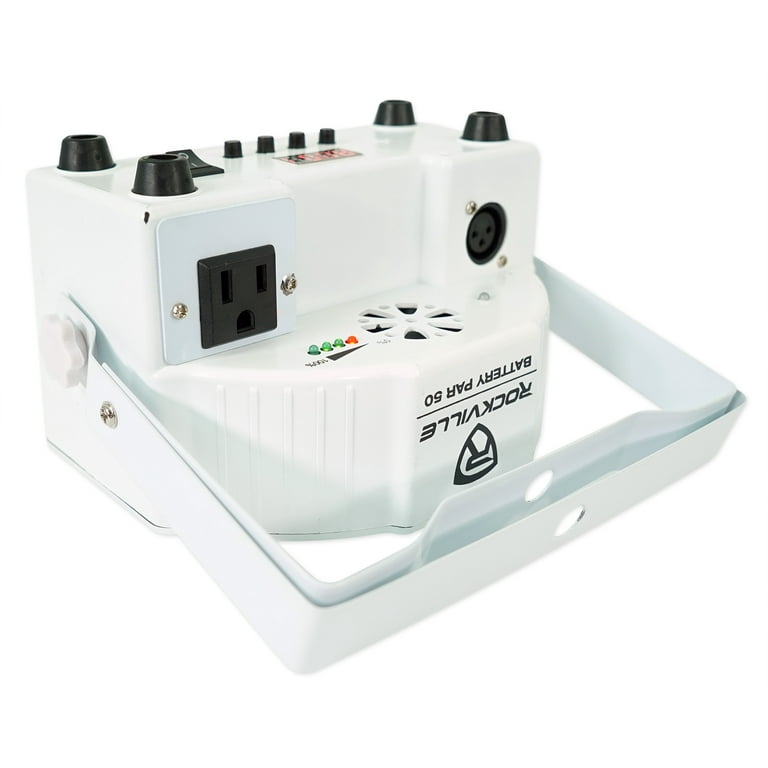 Rockville BATTERY PAR 50 White Church Stage Design Rechargeable