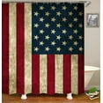thumbnail image 3 of 4PCS Vintage Motorcycle Shower Curtain Set, Gas Station Motocross Motorbike Bike Sports Man Cave Bathroom Decor Waterproof Fabric Shower Curtain Non-slip Bath Mat Toilet Rug, Motorcycle Garage, 3 of 7