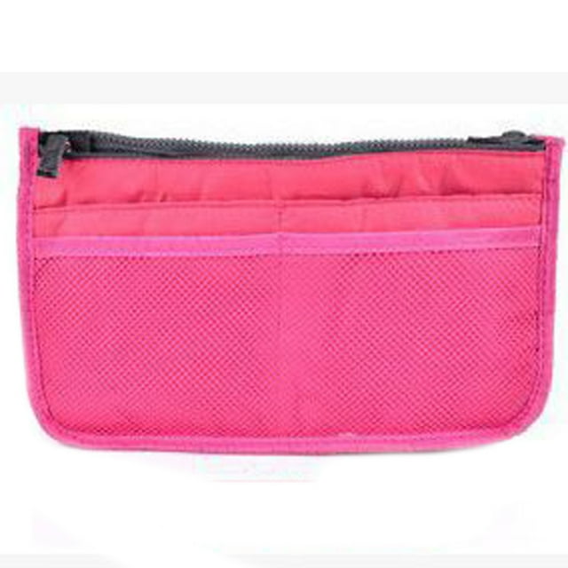 Xihbxyly Bolsa de Almacenamiento Portátil con Cremallera, Organizador de Cosméticos Multifuncional, Nailon Resistente, Neceser de Viaje, Diseño Compacto, Versátil, 16 X 28 Cm.