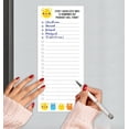 thumbnail image 6 of Inkdotpot Pack of 3 Magnetic Fridge To-Do List Notepads- Magnetic Memo Pads For Refrigerator-(50 Sheets Each)-Q8, 6 of 7