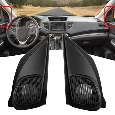 Honda CRV 2012-2016 A-Pillar Speaker Cover Mounts Black ABS Car Interior Door Panel Accessories 2PCS