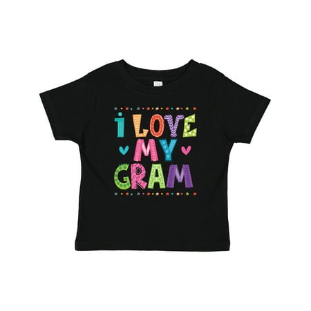 

Inktastic I Love My Gram for Grandkids Gift Baby Girl T-Shirt