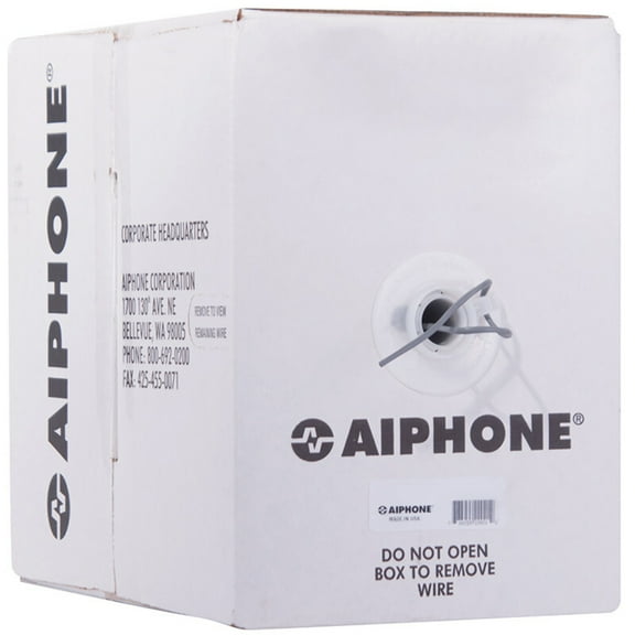 Aiphone 82220250C Wire 2 Conductor 22awg Overall Shield 500 Feet