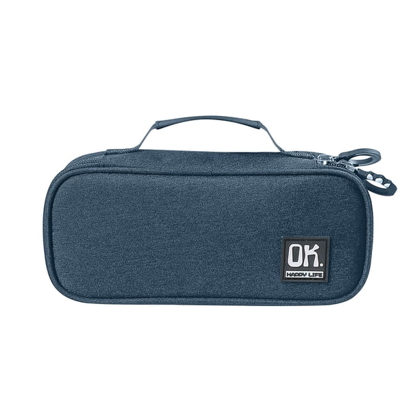 Estuches De Lápices De Gran Capacidad - Pack De 2, Con Cremallera, Ideales Para Estudiantes Y Oficina