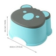 thumbnail image 2 of BESTYASH Small Foot Stool Children Low Stool Plastic Non-slip Bathroom 1Pack, 2 of 8