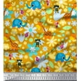 thumbnail image 1 of Soimoi Rayon Fabric Floral,Bird & Animal Cartoon Fabric Prints by Yard 42 Inch Wide, 1 of 3
