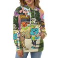thumbnail image 7 of Amazing World of Gumball Hoodie 3D Print Pullover Hooded Long Sleeve Sweatshirts Tops Blouse with Pocket for Mens Womens, 7 of 7