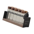 thumbnail image 2 of simhoa Coffee Bean Seal Tubes Display Rack 21.5x9x8cm Portable Multifunctional for Efficient Portion Control Lightweight Wooden Base Short Tubes, 2 of 8