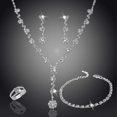 thumbnail image 2 of Conjunto de joyas para Dama de honor Yashi con aretes de cristal y collar de Moda, 2 of 5