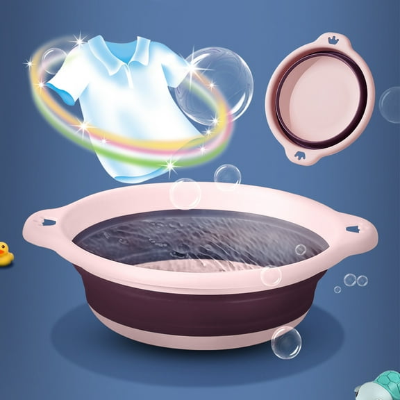 Euaioeiu Foldable Collapsible Wash Basin Portable Sink, Large Capacity Travel Kitchen Utility Tub for Camping, RV, Outdoor Picnic, Hiking, and Home Use