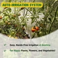 thumbnail image 5 of EAGLE PEAK 131 ft Automatic Drip Irrigation Kits DIY, 1/4" Distribution Tubing Hose Adjustable Nozzle for Lawn, Greenhouse, Raised Bed, Patio, 5 of 8