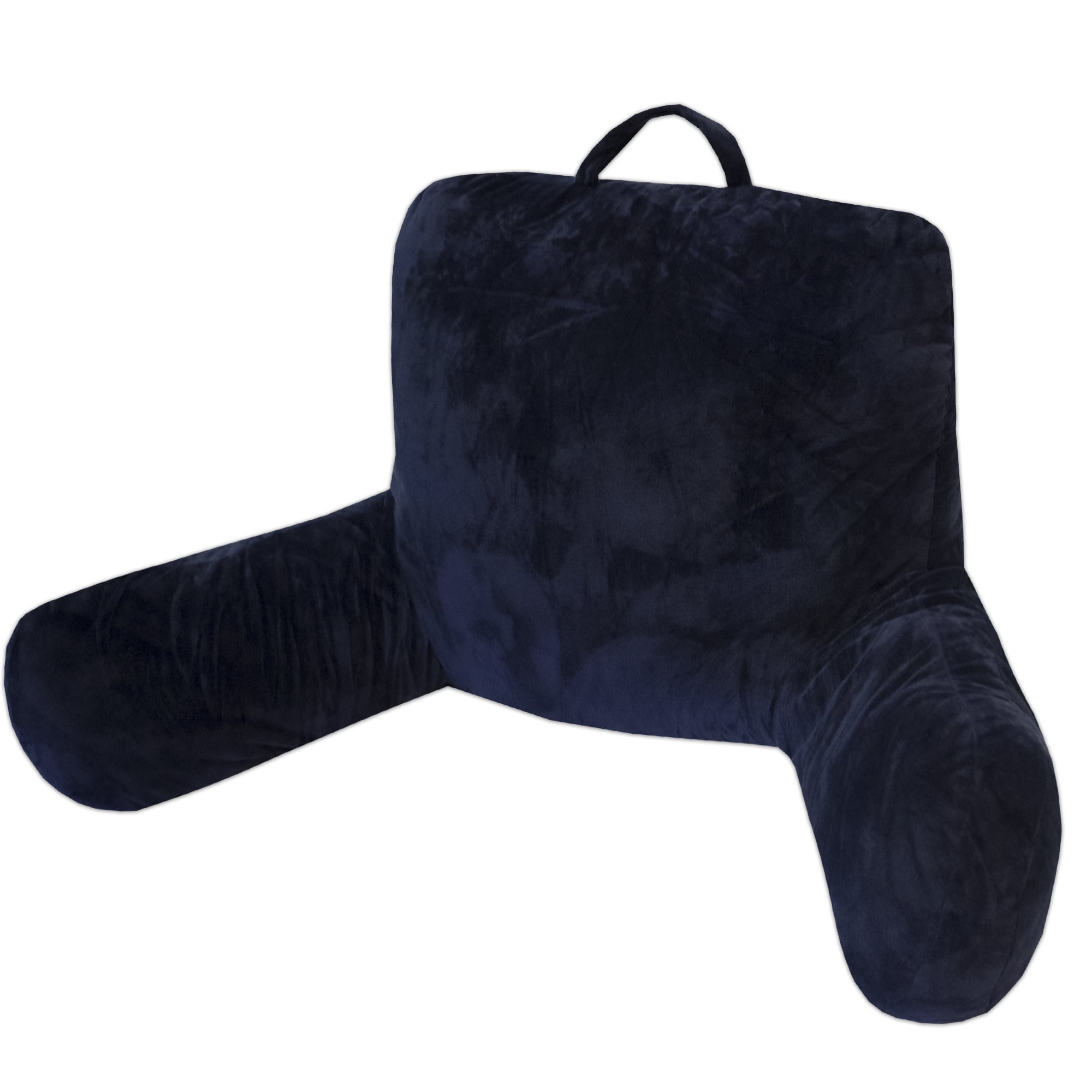 Micro Plush Bed Rest Lounger, Black, Specialty