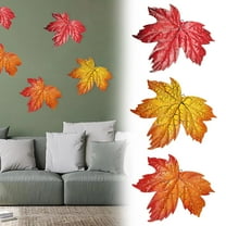 Metal Wall Art Verdsylv Metal Maple Leaf Wall Art, Outdoor Garden Fence Sculpture for Fall Harvest Season, Porch, Entryway Year-Round Decor, Garden Fence Decor, D