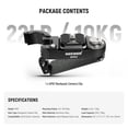 thumbnail image 2 of Neewer Backpack Camera Clip Mount with Square QR Plate, Upgraded Safety Latch, Quick Release Camera Belt Clip Backpack Strap Compatible with Peak Design PD QR System Canon Nikon Sony DSLRs, GP67, 2 of 8