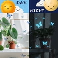 thumbnail image 2 of Glowing Blue Butterfly Wall Sticker Butterfly Sticker Bedroom Decoration, 2 of 6