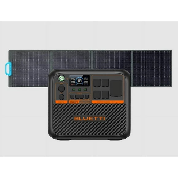 BLUETTI Premium Series AC200P L Portable Power Station and B210 Expansion Battery