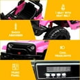 thumbnail image 3 of Hetoy 12V Kids Ride-On Truck, Electric Vehicle with Parent Remote Control, Forward/Reverse, Spring Suspension, LED Lights, Bluetooth, Music, 2 Speeds (Pink), 3 of 8