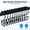 Black, variant on UNIWELL 12pcs/set Bath Shower Curtain Hooks Rings, Rust-Resistant Stainless Steel Double Glide Shower Hooks for Bathroom Shower Rods Curtains