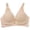 Khaki, variant on IROINNID Women's Nursing Bras Solid Lace No Steel Ring Lactation Vest Back Full Coverage Breathable Underwear