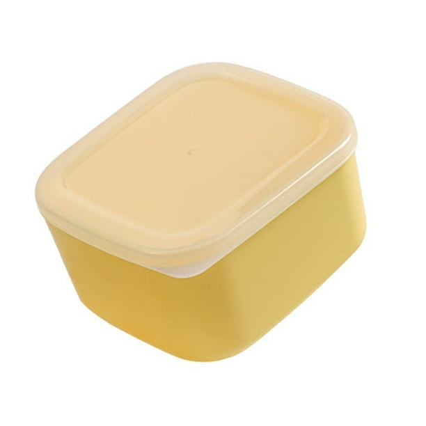 Contenedor De Queso En Rodajas A Prueba De Fugas Con Tapa, Caja De Almacenamiento De Rebanadas De Queso Para Refrigerador, Soporte Portátil Transparente Para Mantequilla Vegetal