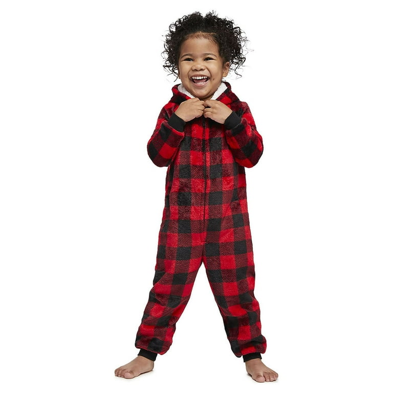 Jolly Jammies Toddler Buffalo Plaid Matching Family Pajamas Union