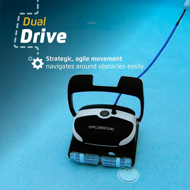 Dolphin (2026 Model) Explorer E40 Wi-Fi Robotic Pool Vacuum