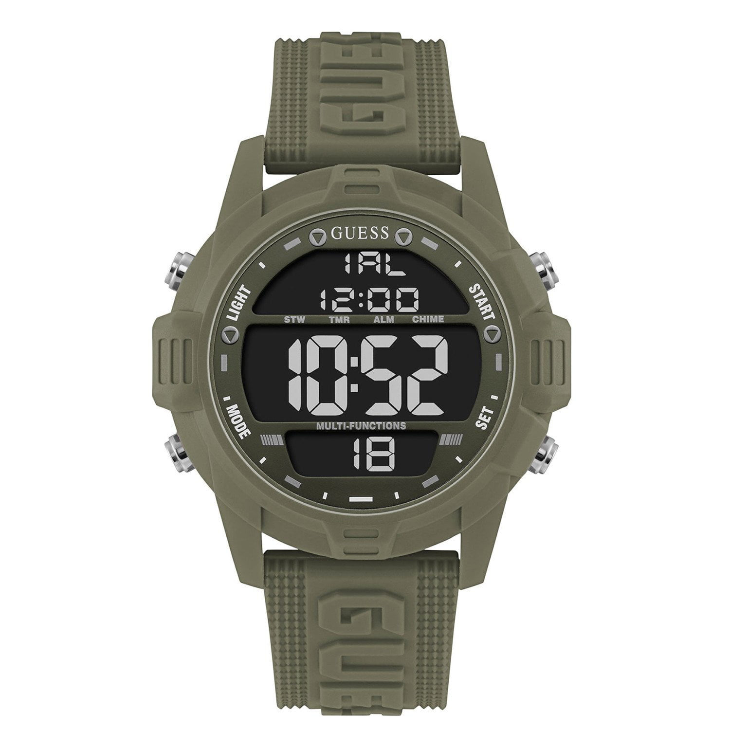 guess men's digital watch