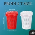 thumbnail image 4 of 20 Pcs Fishing Bait Cage Trap Fish Lure Feeder Basket Plastic Bucket for Crawfish Shrimp Earthworm Crab Carp, 4 of 6