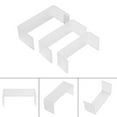 thumbnail image 1 of MYG 3Pcs/set Acrylic Display Stand Clear, Jewelry Showcase Storage Rack Shelf Holder,Thickness 0.12in, 1 of 9