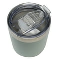 thumbnail image 2 of MIRA 9oz Insulated Lowball Rocks Whiskey Tumbler, Stainless Steel, Lid, Aqua, 2 of 7