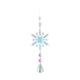 thumbnail image 3 of Adornos colgantes de cristal con forma de copo de nieve navideño de colores Estilo A, 3 of 9