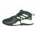 thumbnail image 1 of Ad-id-as Ownthegame Men's Black Leather Lace Up Basketball Sneaker Shoes Size 6, 1 of 6