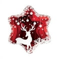 thumbnail image 2 of Deer and Snowflakes Paper Wall Decal Wallmonkeys Peel and Stick Holiday Graphics (36 in H x 36 in W) WM502798, 2 of 4