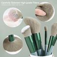 thumbnail image 4 of Brochas De Maquillaje Profesional 13 pz Verde, 4 of 5