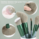 thumbnail image 4 of Brochas De Maquillaje Profesional 13 pz Verde, 4 of 5