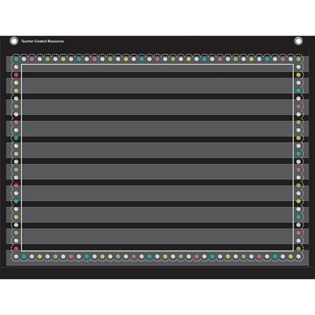 UPC: 0088231907749 | Chalkboard Brights Mini Pocket Chart  17  x 22