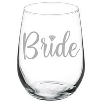 Wine Glass Goblet Bride (17 oz Stemless)