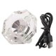 thumbnail image 4 of Crystal LED Light Base Multicolor Auto Flashing Pedestal Color Show Stand Lighted Display Plate with Flat Top Surface, 4 of 5