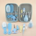 thumbnail image 3 of Kit de aseo para bebés, juego de cuidado de seguridad portátil para bebés con cepillo para el cabello, peine, cortaúñas, aspirador nasal, etc. LingWen 9024715146229, 3 of 5