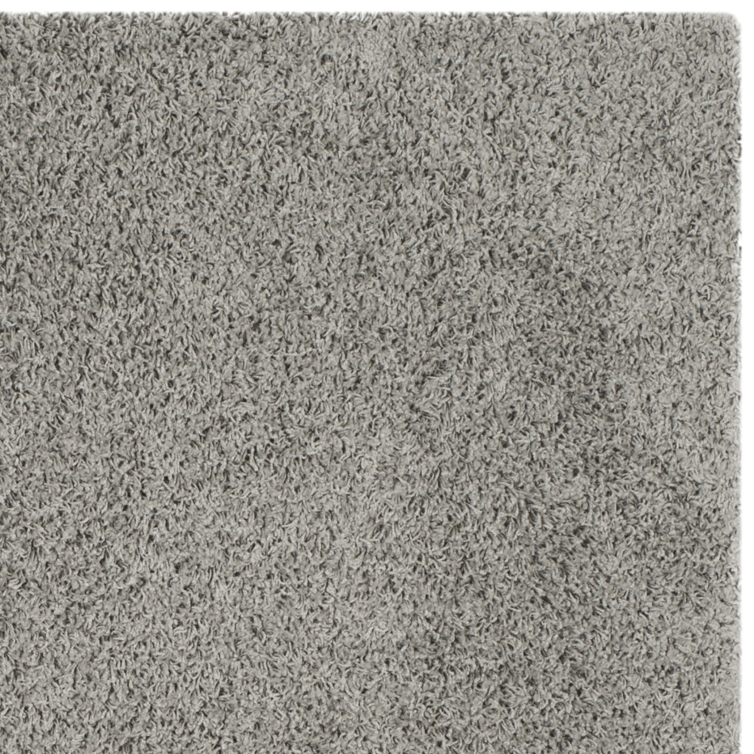 SAFAVIEH Lavena Solid Plush Shag Area Rug, Light Grey, 3' x 5'