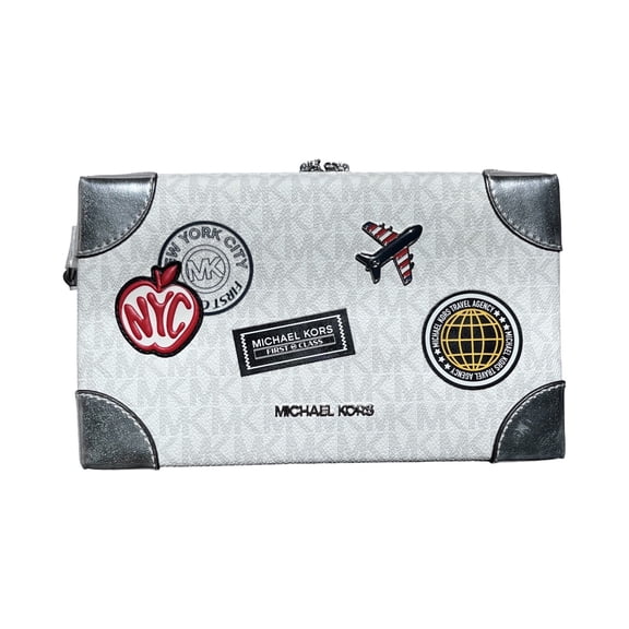 Michael Kors Women's Jeanie Small Embellished Signature Logo Crossbody Bag