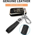 thumbnail image 4 of Key Fob Cover Compatible with Volkswagen Atlas Alltrack Jetta Passat Tiguan Keychain Case Holder Protector,Black, 4 of 8