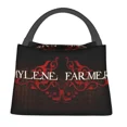 thumbnail image 4 of Bolsas térmicas para almuerzo Mylene Farmer para picnic al aire libre, hielera reutilizable, caja bento térmica, bolsa de almacenamiento de frutas frescas para mujeres, 4 of 5