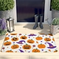 thumbnail image 2 of Pumpkin Spooky Welcome Doormat,Home Decor Happy Halloween Floor Entryway Rug 17x31.5 Inch Switch Rug for Kitchen Nursery Floor Entryway Rug, 2 of 4